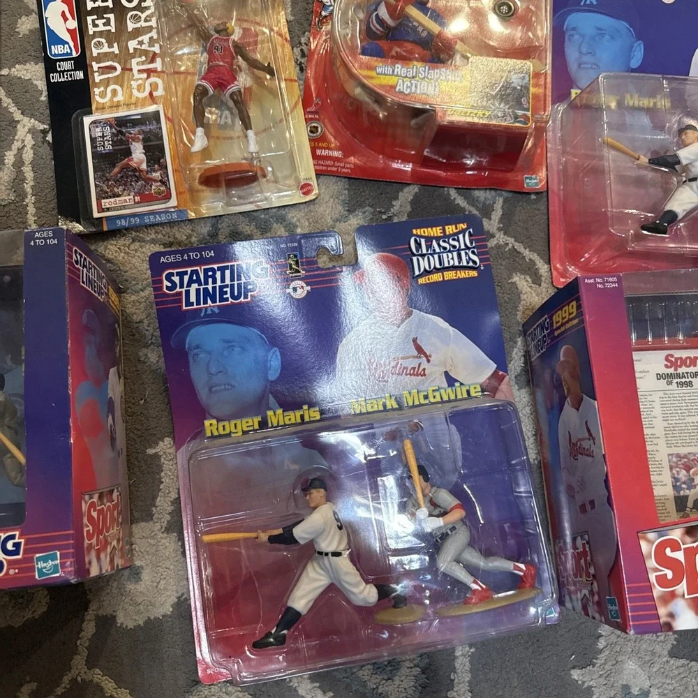 Starting Lineup, Headliners Lot Figures Football, Basketball, Hockey, Baseball